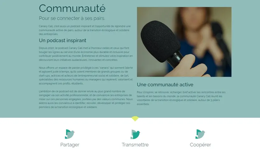 Canary Call — site internet (7)