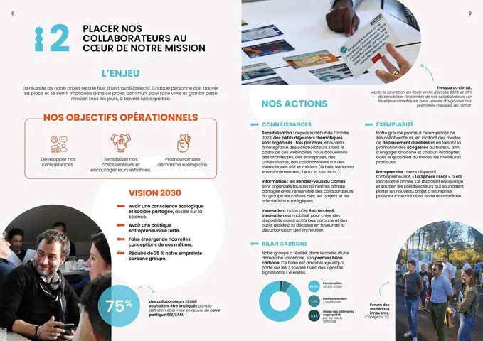 Essor — feuille de route RSE (pages engagements 2)