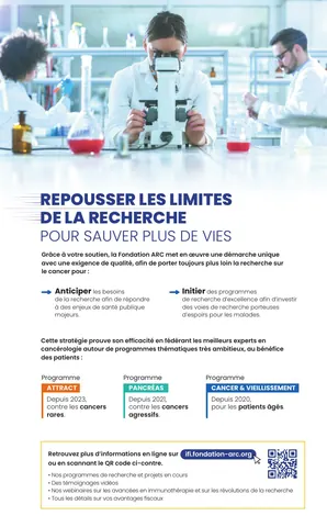 Fondation ARC — brochure IFI 2024 (sommaire)