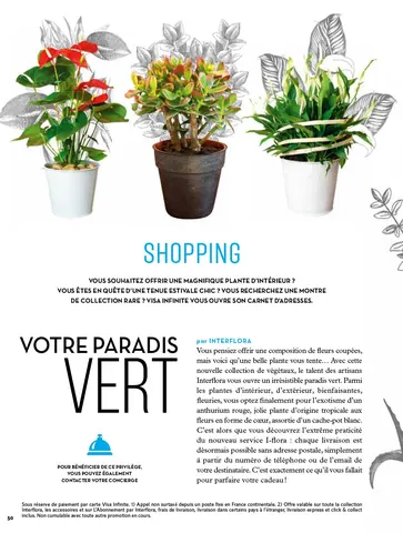 VISA Infinite — privilège, shopping (2)
